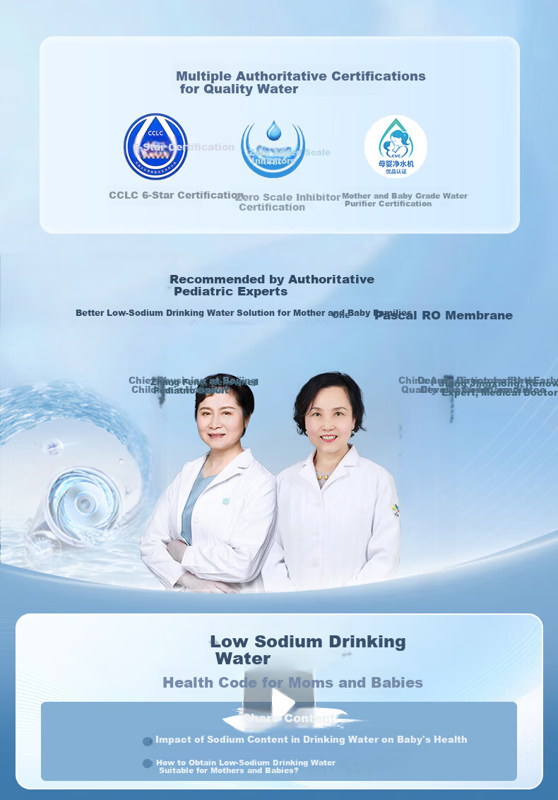 Midea Water Purifier White Moonlight 1000G PRO Under-Sink Kitchen Use 5-Year Long-Lasting RO Reverse Osmosis Anti-Scaling Agent Touch Control Dual Outlet Direct Drinking Water Purifier Upgrade Model 2
