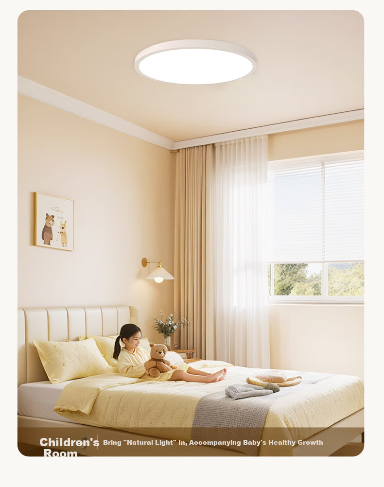 NVC Living Room Ceiling Light LED Smart Full Spectrum Eye Protection Anti-Glare Ultra-Thin Future Light MuYu PRO with Installation Package 15