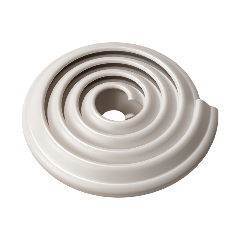 BEIDELI L-Shaped Baby Safety Bumper Strip 2m Light Gray 3M Adhesive Non-Formamide Non-Formaldehyde Anti-Collision Strip