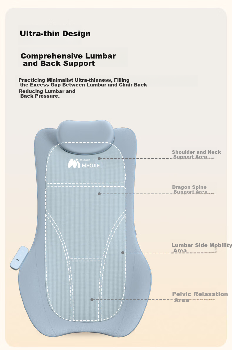 MIAOJIE MX05 Max Waist Massager, Walking-Style Back And Waist Massager, Kneading And Heating Pad, Lumbar Support, for Lower Back Pain Relief, Gift for Elders, Boyfriends, Girlfriends 10