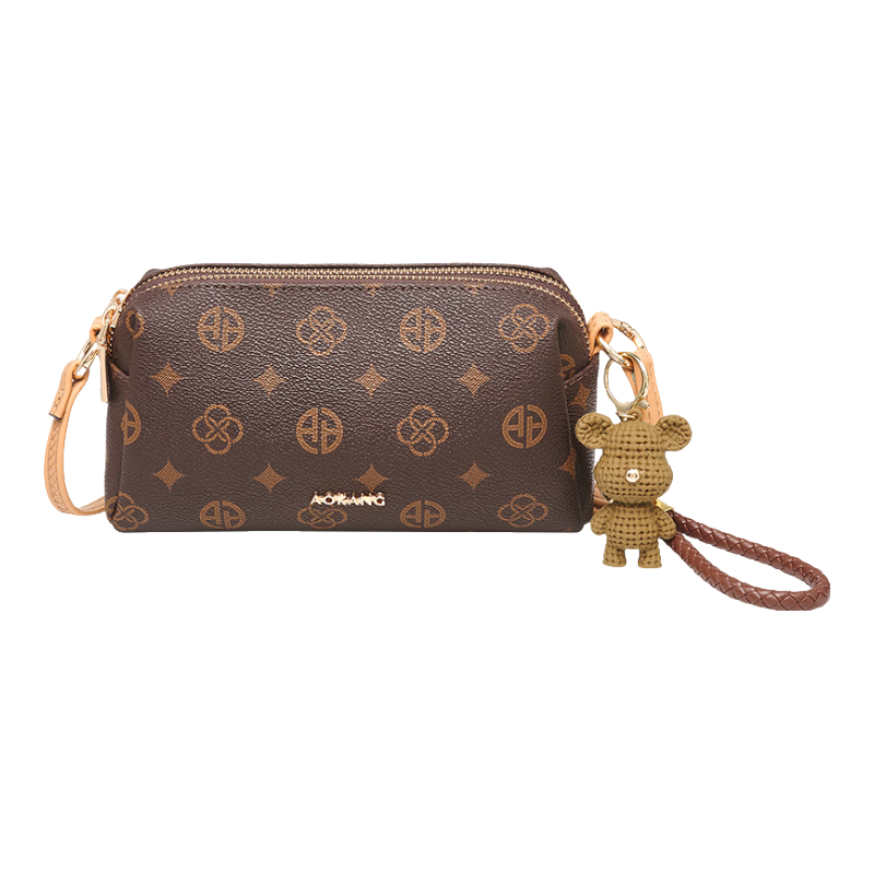 Aokang Women's Vintage Small Square Bag Fashionable Versatile Crossbody Shoulder Bag Birthday Gift for Girlfriend Wife on Women's Day