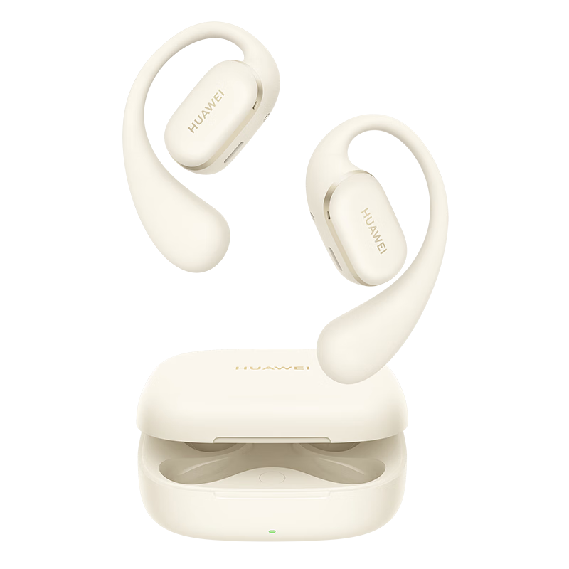 HUAWEI FreeArc Earphones, Bluetooth Sports Open-Ear Headphones, Secure Fit, Open Listening, IP57 Dust And Water Resistant, Warm Cloud White, Suitable for Men And Wome