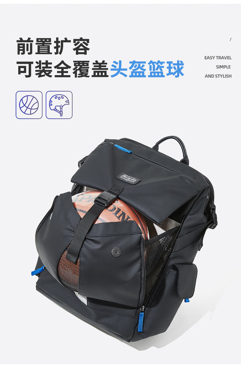 BOSTANTEN Men's and Women's Outdoor Sports Large Capacity Functional Laptop Backpack Student Cycling Shoulder Bag 2