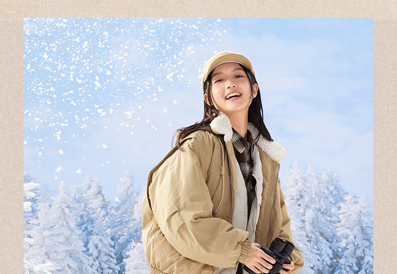 361° Women's Winter Fleece-Lined Retro Snow Boots Thick-Soled Casual Dad Sneakers 682446704B-6 10