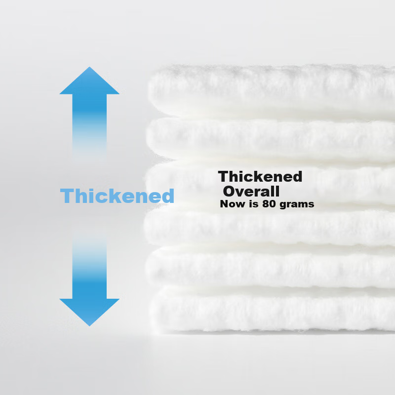 Mianshang Home And Travel Portable All-Cotton Disposable Face Towels, Pearl Pattern, 1 Pack, 20*20cm, 50 Sheets/pack