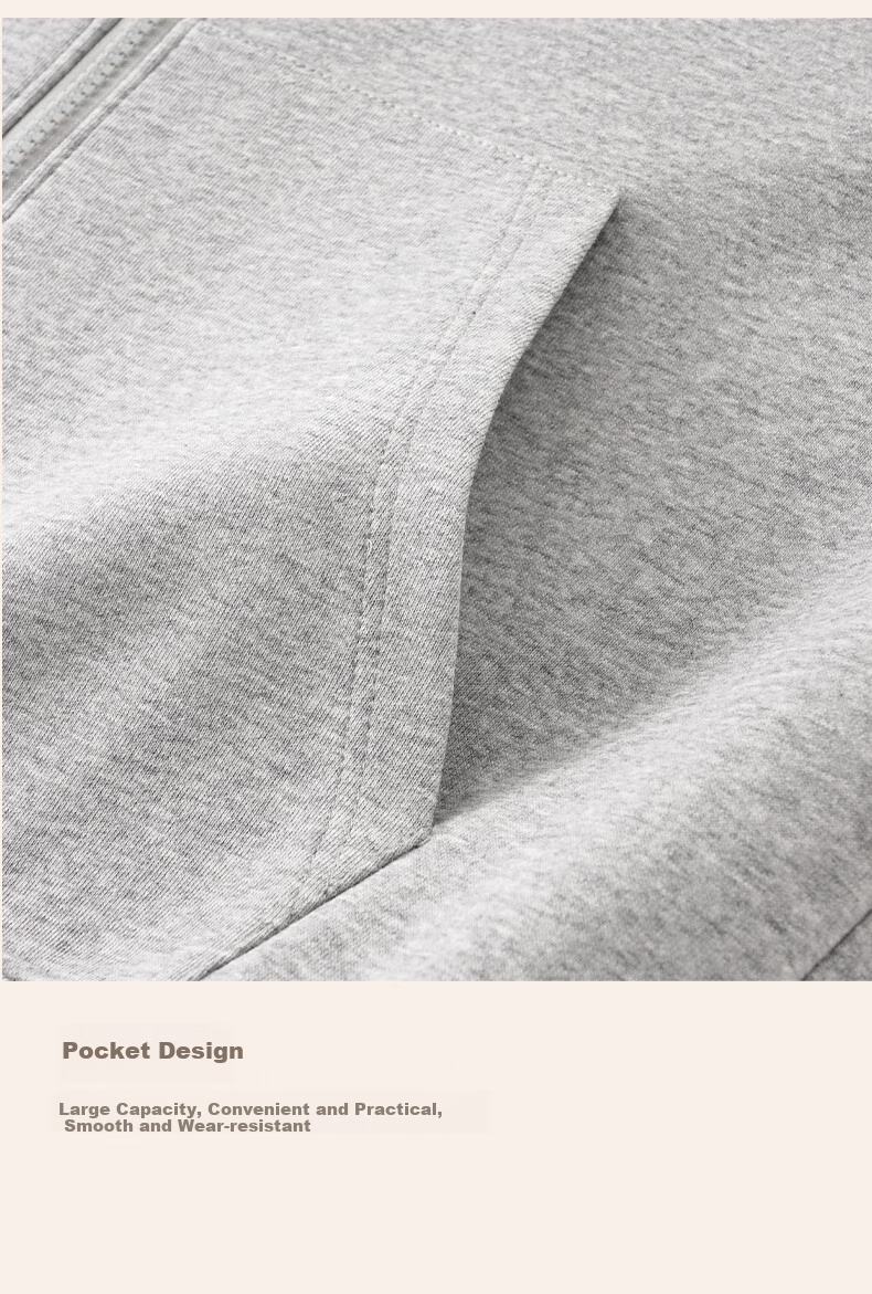 Baleno Hooded Cardigan Jacket for Men, Zip-Up Sweatshirt, New Spring And Autumn Style, Solid Color, High-Quality Men's Outerwear, Casual Hooded Top 17