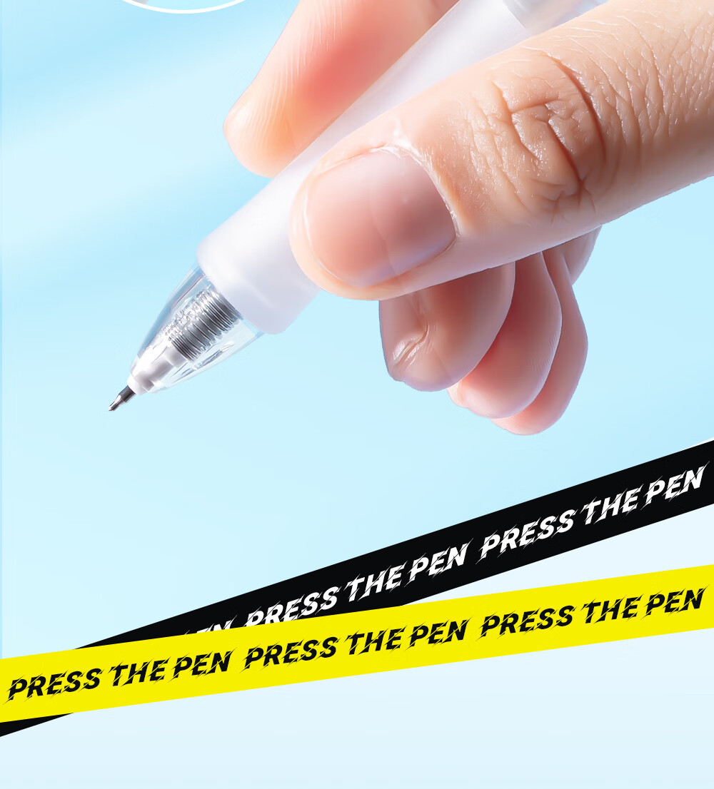 M&G Stationery Black 0.5mm Retractable Gel Pen, Quick-Dry Signature Pen for Students, 12pcs/Box AGPH7706A 8
