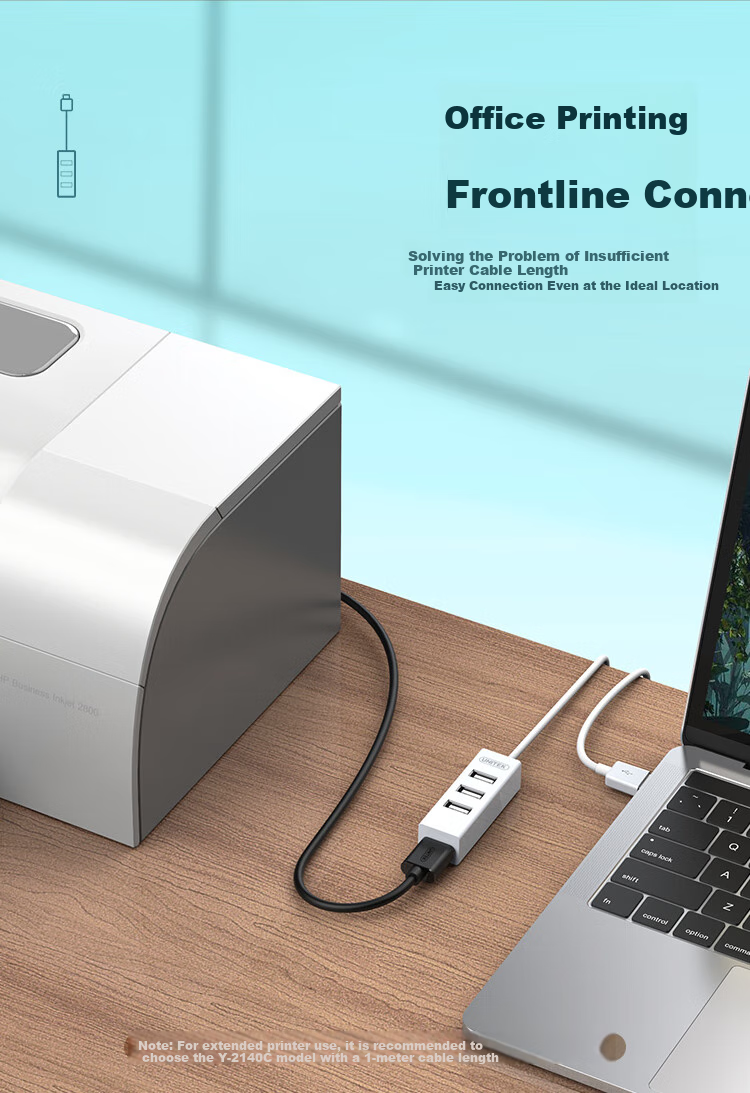 UNITEK USB 3.0 Hub, 4-Port Expansion Dock with Type-C Power Port, for Laptops And Desktop Computers, One-To Adapter for Keyboard, Mouse, USB Drive, 0.3 Meters 7