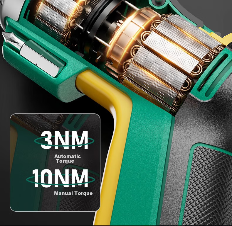 GREENER Advanced Goddess Edition 37-Piece Portable Electric Screwdriver Multifunctional Cordless Household Mini Screw Gun 10