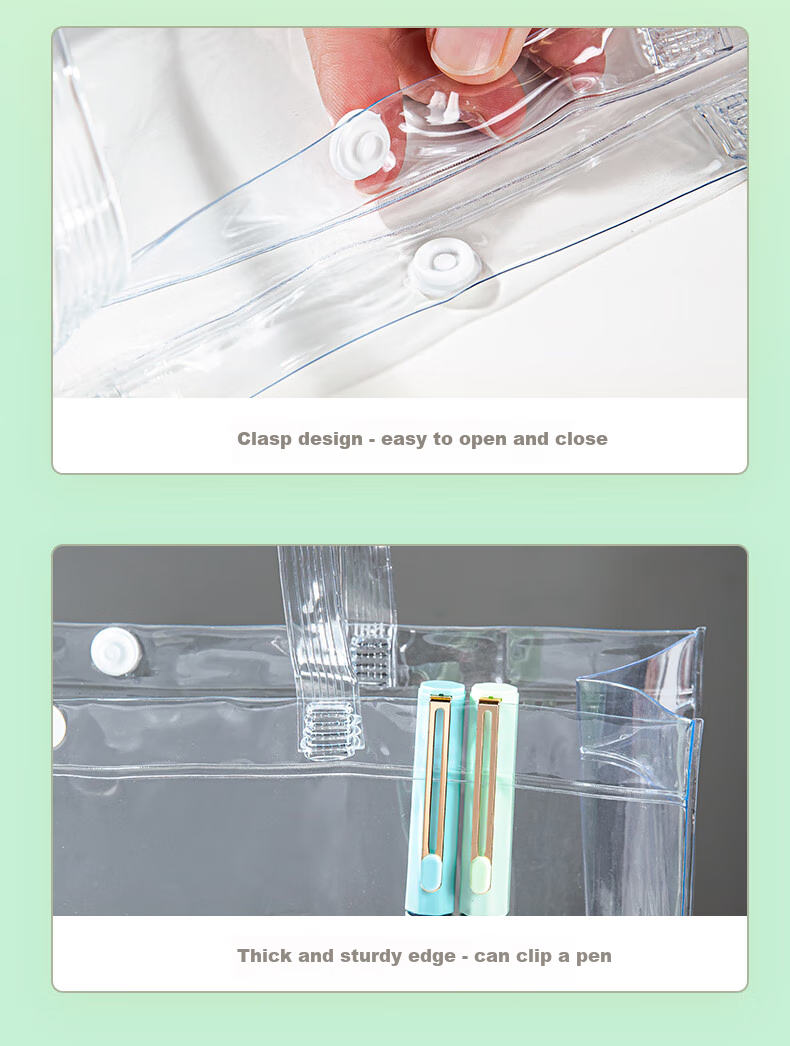 Jindeli High School Entrance Exam And College Entrance Exam Dedicated Transparent Bag Stationery Handbag Student Document Bag Storage Bag Tutoring Bag Gift for Boys And Girls Elementary School Students Art Bag Homework Bag FB9857 9