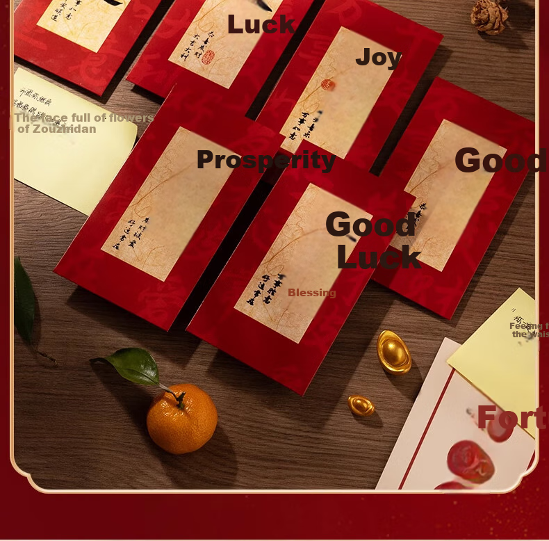 Dipuer Ma Nian Red Envelope 2026, Creative New Year Large Red Envelope, Personalized Hollow Lucky Money Envelope, Universal Style for Chinese New Year Gift-Giving 11