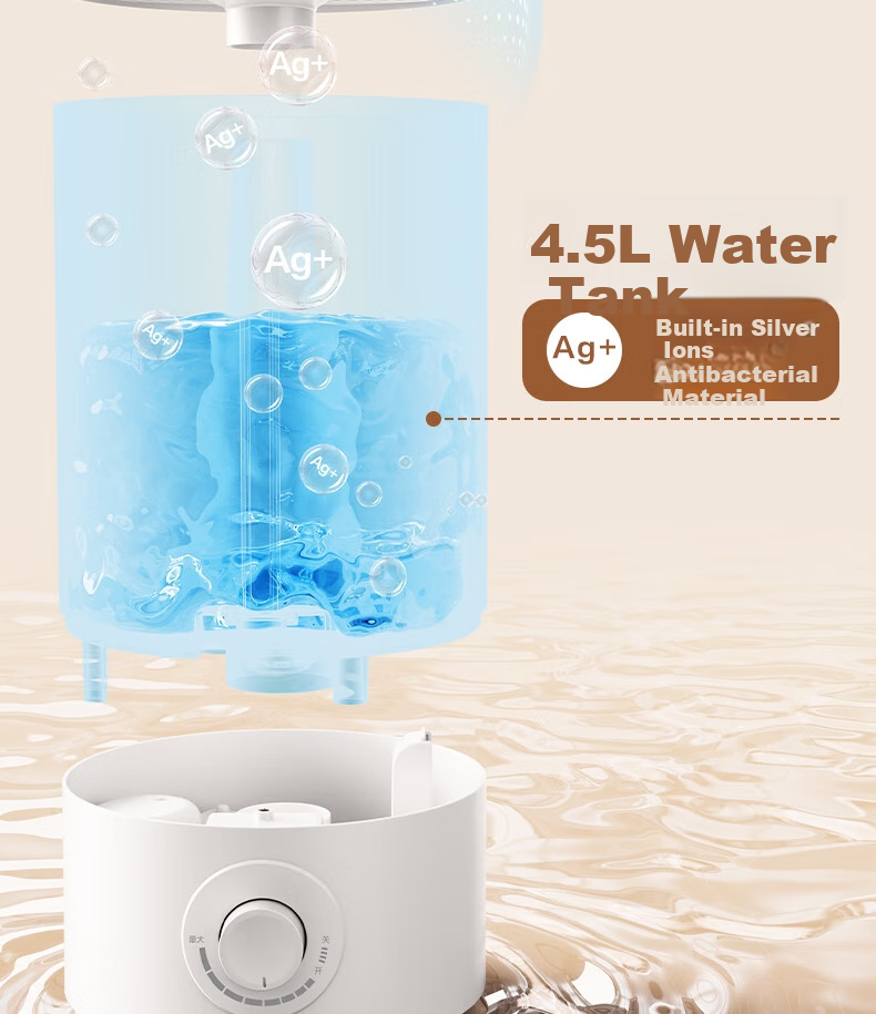 Deli Air Humidifier for Home Bedroom, High Mist Output Water Replenisher, Dorm Quiet UV-C Sterilizing Spray Device, Office Desk Nebulizer, Birthday And Holiday Gift 10