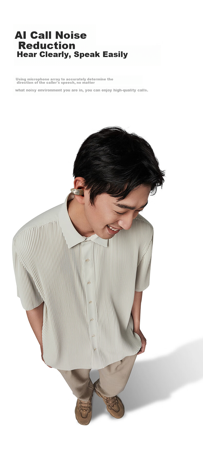 ACEFAST [Subsidies] Jisu Juoyin Open-Ear Clip-On Bluetooth Headphones, 2026 New Air-Bone Conduction Concept, Call Noise Reduction, Sports Running Earphones, Wireless Non-I 17