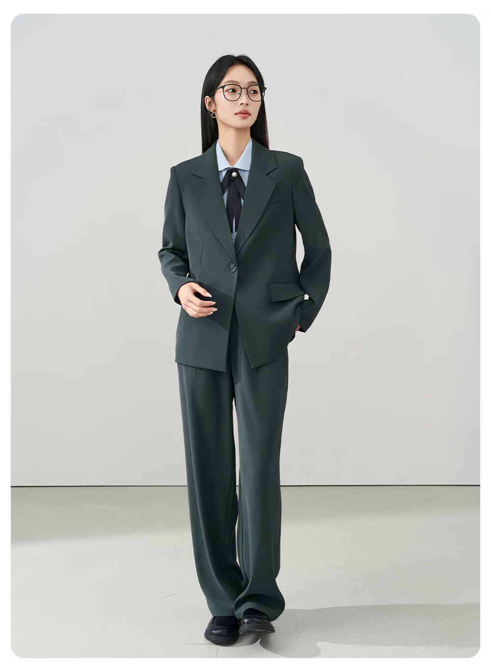 Miss Bird Women's Suit Set Professional High-End Interview Formal Workwear Blazer 14