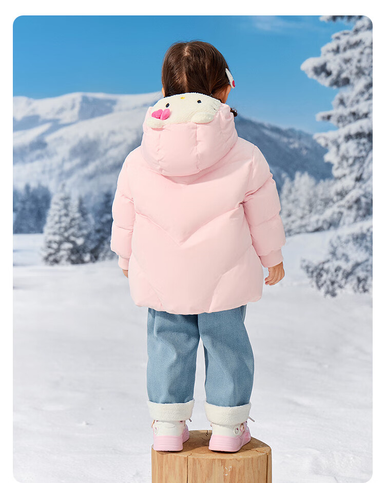 BALABALA Girls' Down Jacket Sanrio Kuromi IP Mall Edition 2025 Winter Coat 201425107007 13
