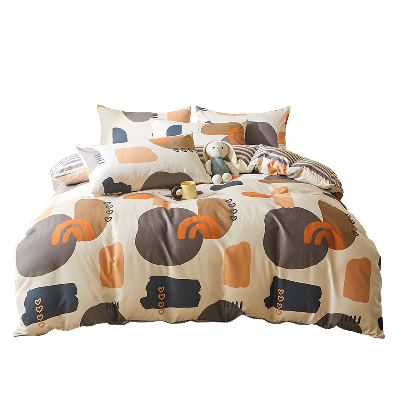 Grace Single Quilt Cover A-Class Antibacterial Thickened Quilt Cover Bedding Set Liuguang Impression 180*220cm