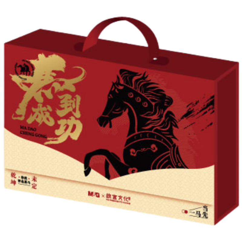 M&G [Graduation Gift] 20-Piece Stationery Set, Matuocheng × Forbidden City Culture, Gel Pen, Fountain Pen Ink Cartridge, Mechanical Pencil HAGP2810