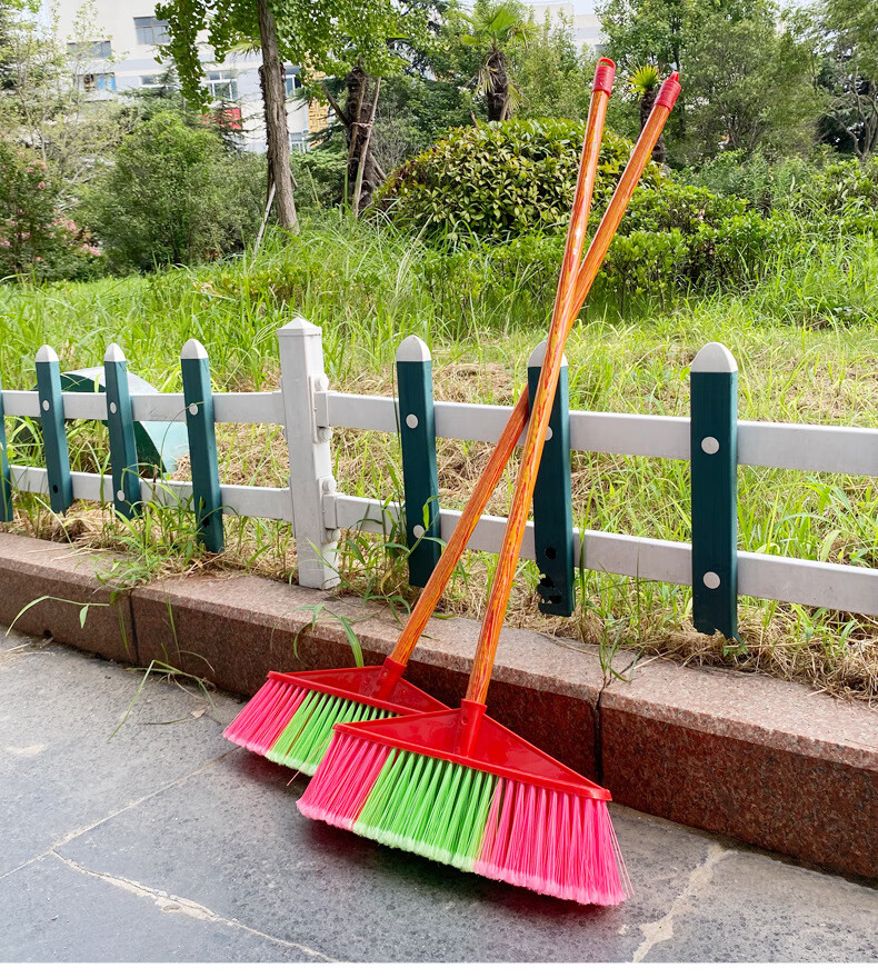 CIRY Courtyard Hard Bristle Broom Sanitation Broom School Factory Road Surface Water Single Ordinary Broom Outdoor Broom 1