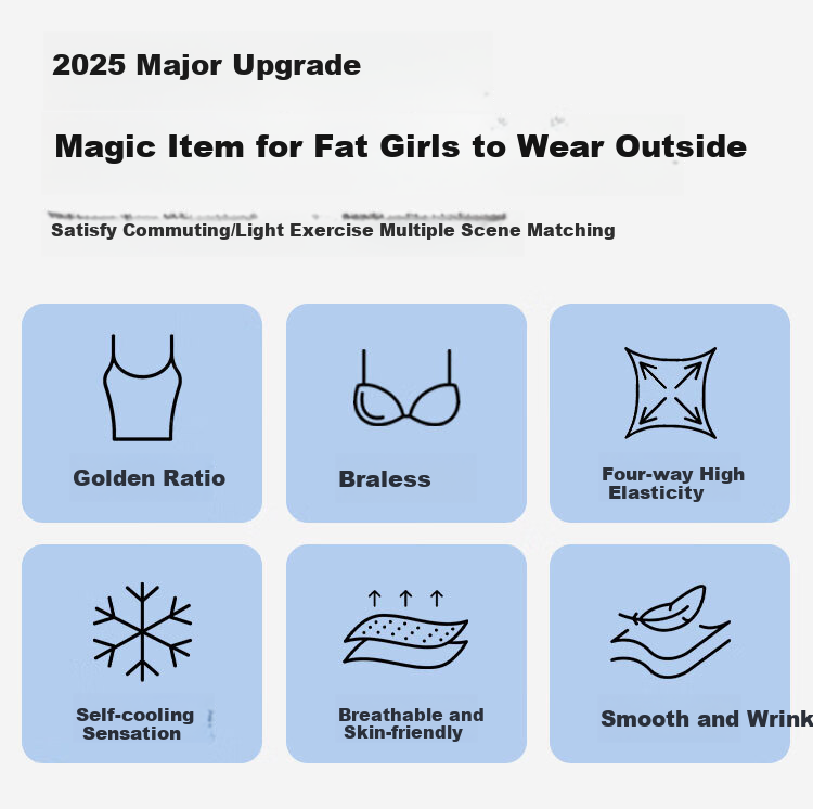 FitonTon Plus Size Camisole Tank Top for Women with Built-in Bra, Slimming Chest, Strapless Tube Top, Lightweight Outerwear for Plus Size Women 3