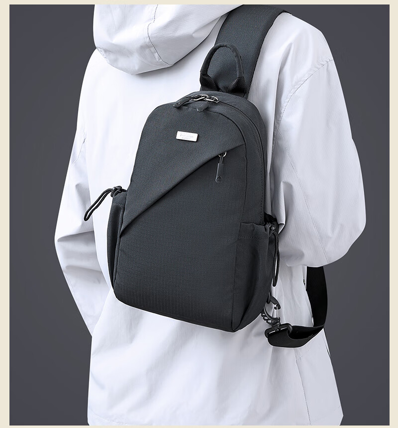 ALPINT MOUNTAIN Elmont Men's Chest Bag Casual Crossbody Shoulder Bag Trendy Small Backpack Large Capacity Commuting Cycling Sports 12