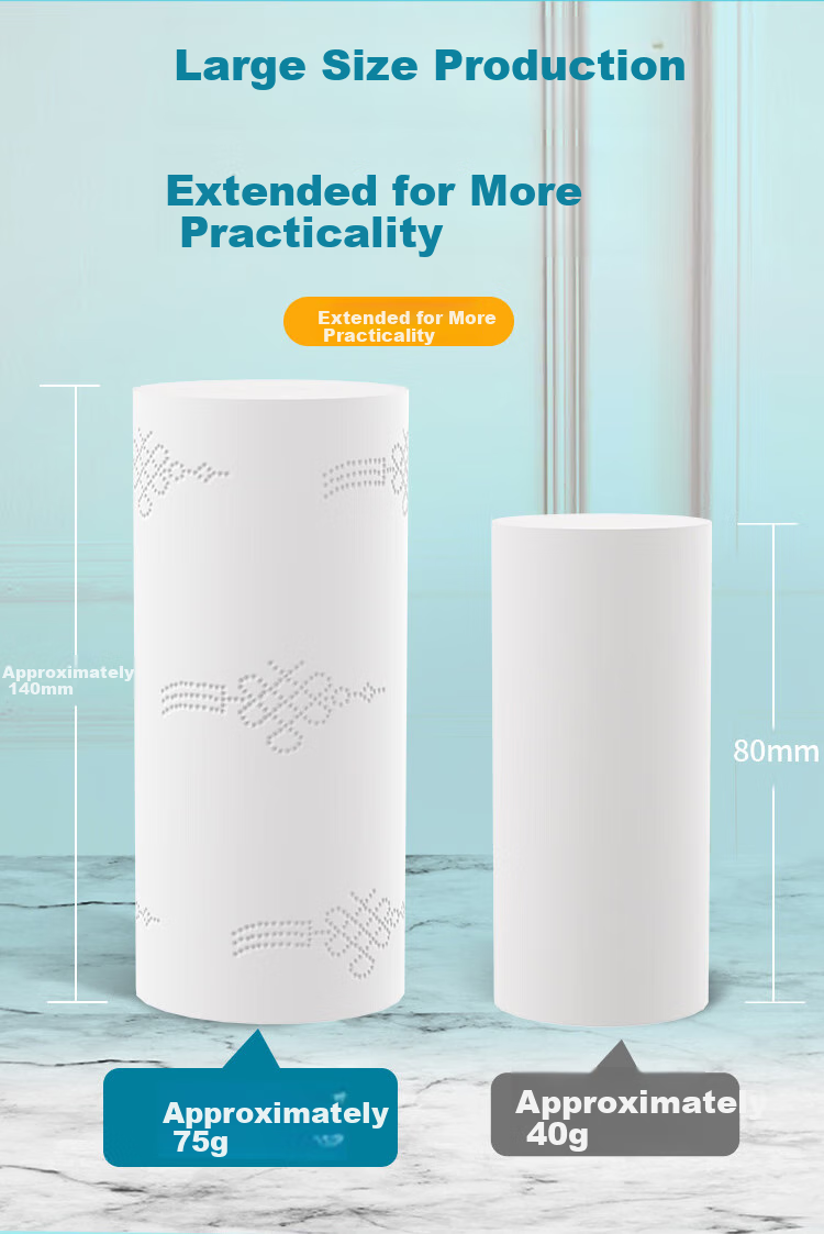 Feiyu Coreless Toilet Paper, Household Use, 4-Ply, 75g*30 Rolls, Soft And Thick, Durable Tissue Paper, Economical Pack, Hand Towels, Toilet Paper 4