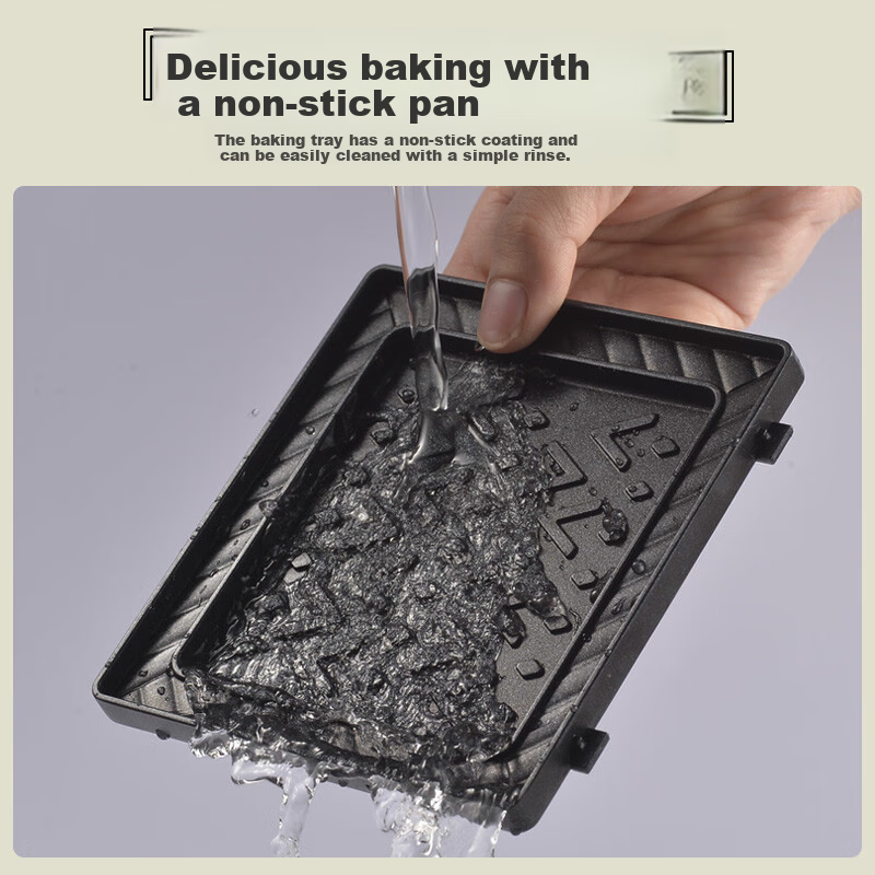 Bear Sandwich Maker, Electric Griddle with Removable Parts, Double-Sided Heating, Home Breakfast Machine, Light Meal Maker, Waffle Maker, Toast Press And Grill