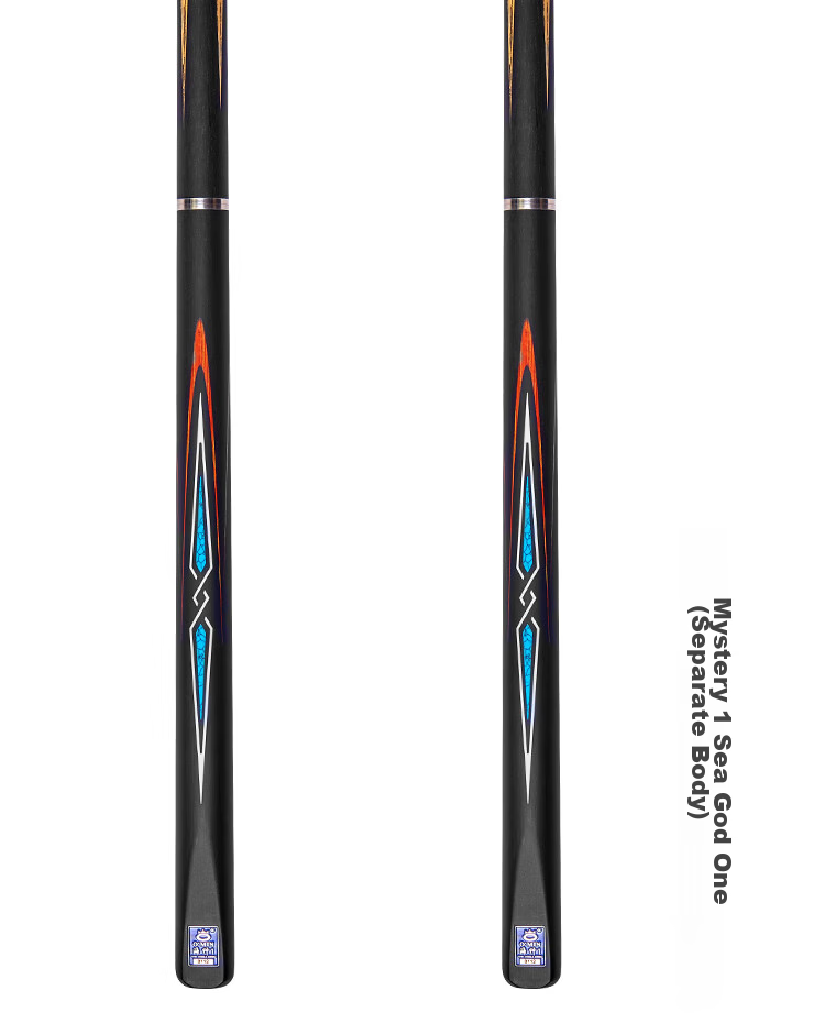 Aomi Haishen 1 Pool Cue, Black Eight Small Tip, Black 8 Chinese Eight-Ball Snooker Medium Tip, Score-Chasing Billiard Cue, 16 Colors 10mm 2