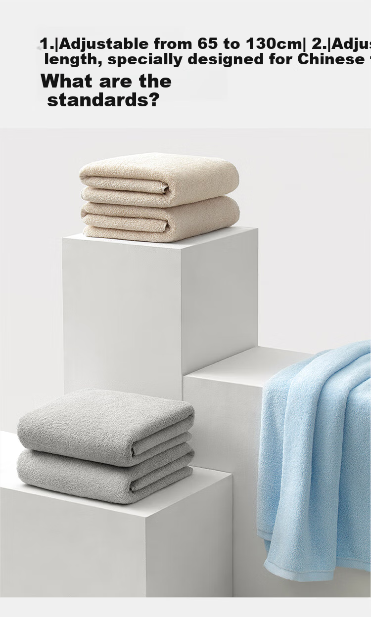 A-Life Xinjiang Long-Staple Cotton Bath Towel for Adults, Class A Pure Cotton Absorbent Bath Towel, Quick-Drying Bath Towel for Men And Women, Gray 3