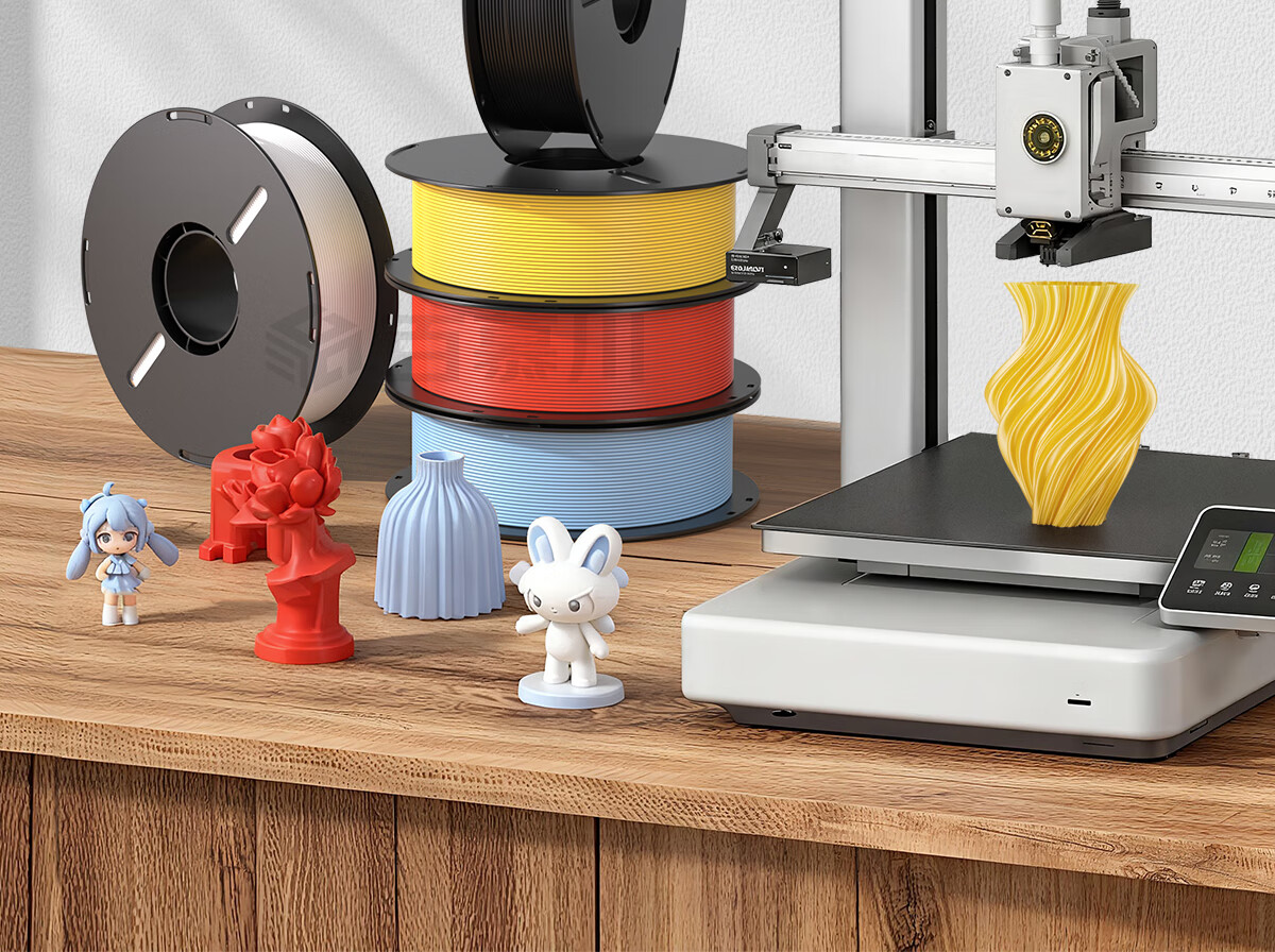 Bermuchuan 3D Printing Filament PETG Compatible with Taz, Creality, Elegoo, Zongwei Cube, Aurora Volvo 3D Printers Transparent 1kg 1