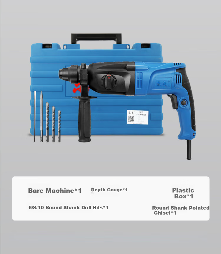 Dongcheng Light Electric Hammer WZC800-26, Impact Drill, Electric Drill, Multi-Functional Three-In Power Tool, Concrete 13