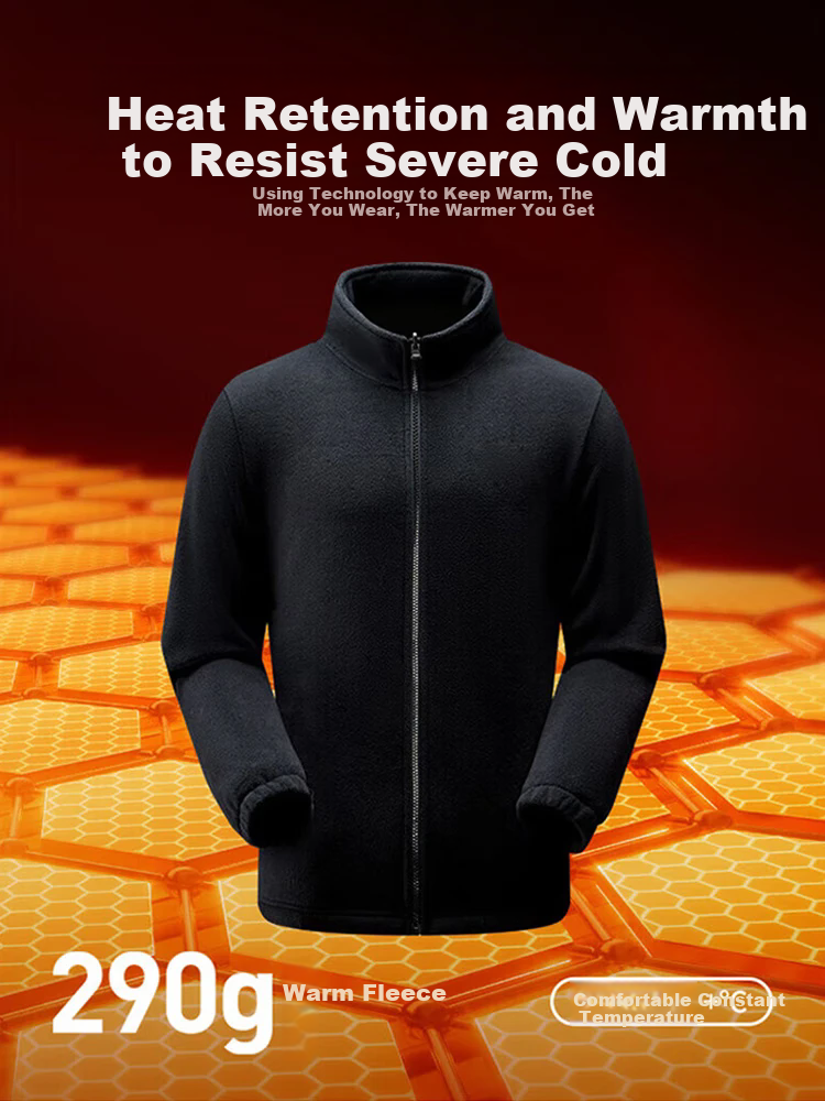 Huili Men's Hooded Outdoor Three-In Jacket, Autumn And Winter Detachable Inner Liner, Windproof And Waterproof Jacket 2