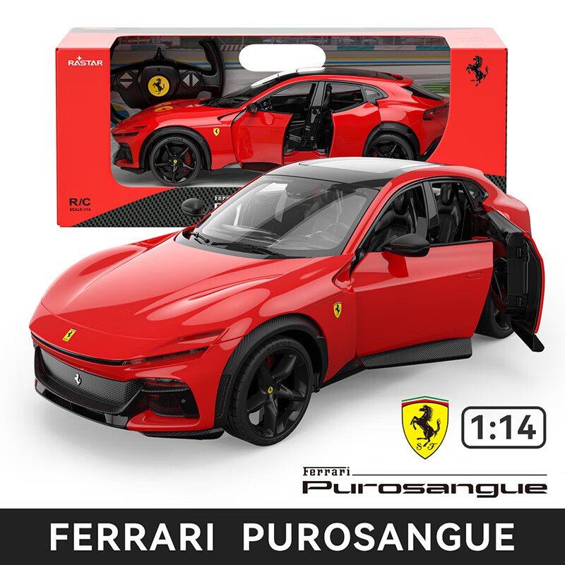 Радиоуправляемая модель Ferrari Purosangue Rastar 1:14, масштабная модель автомобиля, подарок на день рождения