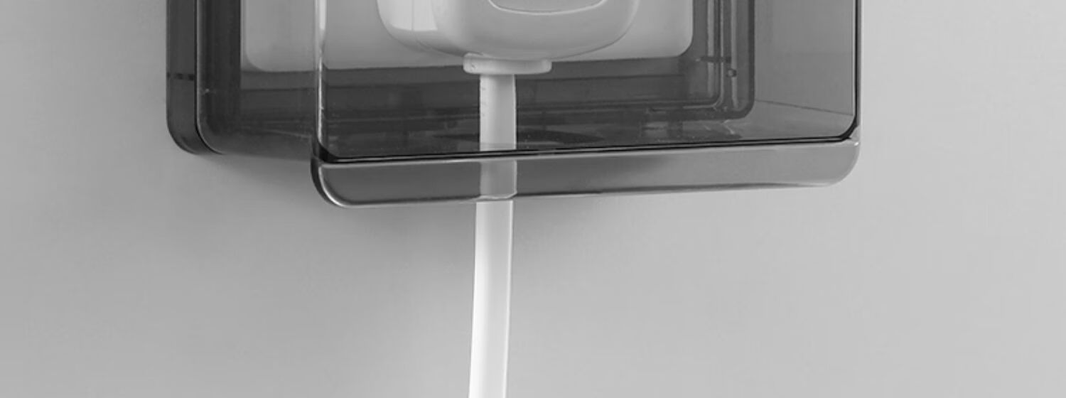 Aodoran Waterproof Box 86 Switch Socket Panel Leakage Bathroom Waterproof Box Bathroom Protective Cover Plug Water Blocking Protective Box White Model 1