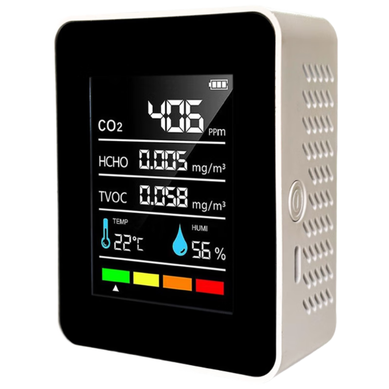 Padi Ling Formaldehyde Detector Carbon Dioxide High-Precision Home Air Quality Tester Indoor Formaldehyde Meter 5-in-1