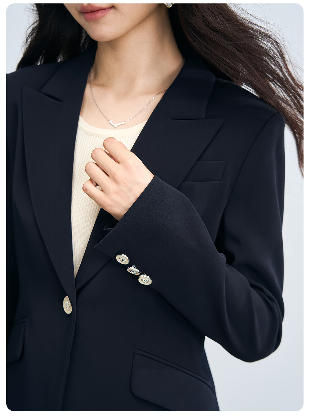 Miss Bird Women's Suit Set High-End Formal Small Size Professional Outfit National Exam Commuting Interview Blazer 4