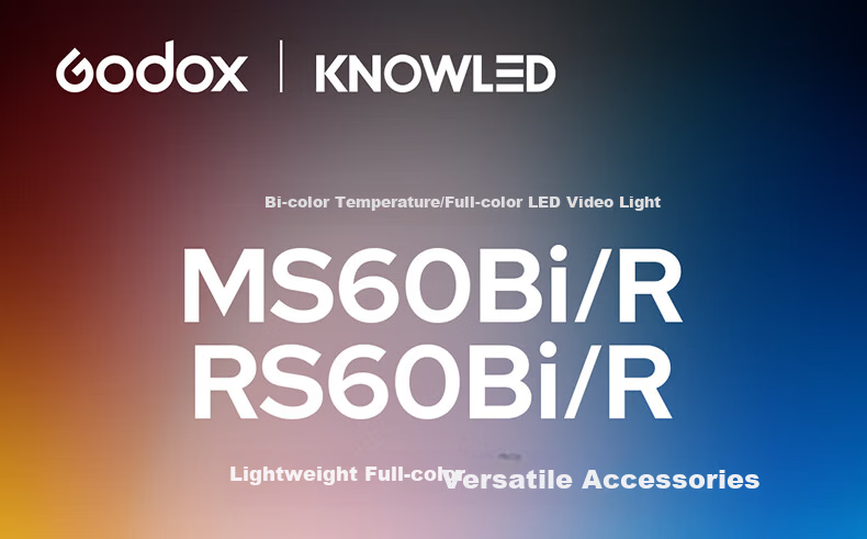 Godox Nori RS60Bi Bi-Color RGB Full-Color Continuous Light Photography Portrait Video Modeling Spotlight Outdoor Atmosphere Lens Spotlight [Official Standard Edition] 1
