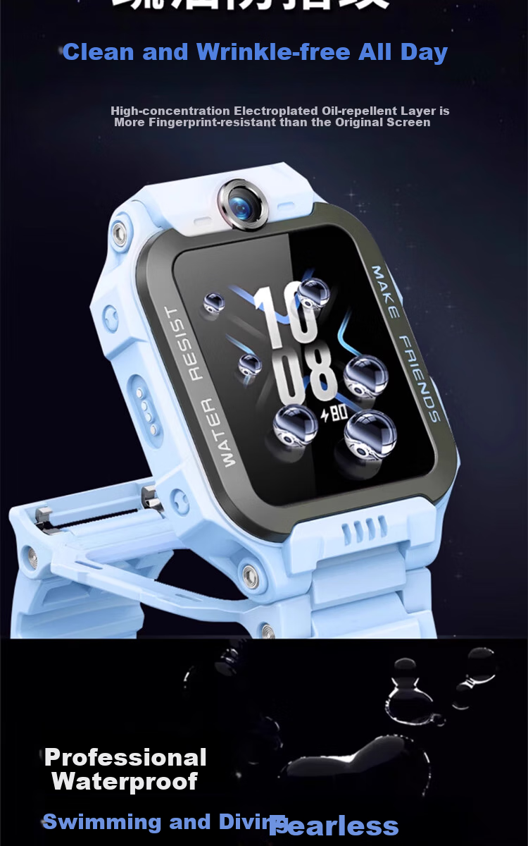 Xuanyi [2 Pieces Quick Application Screen Protector] for Xiaotianc Z6Pro Tempered Glass Film, Youth Edition Z6A/Z6S/Z6D Protective Film, Z6p Children's Phone Watch Protective Film, Protective Case, Protective Cover 7