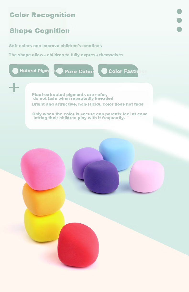 Luofu Ultra-Light Clay, 24 Colors, Play Dough for Children, Educational Toy, Suitable for Ages 3-6, Handmade Clay, DIY Clay, Bagged 8
