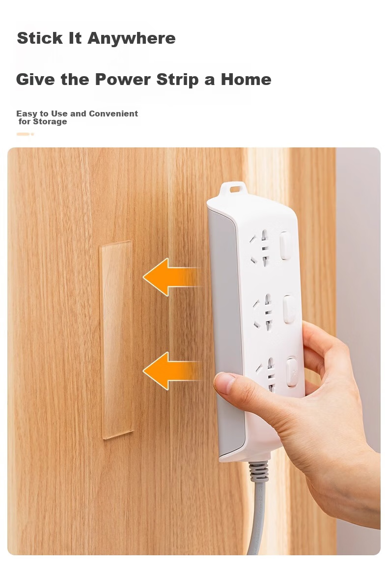 Miaoxinsi Wall-Mounted Router Socket Power Strip Organizer, No Drilling Required, Wall-Mounted Storage Solutio 4