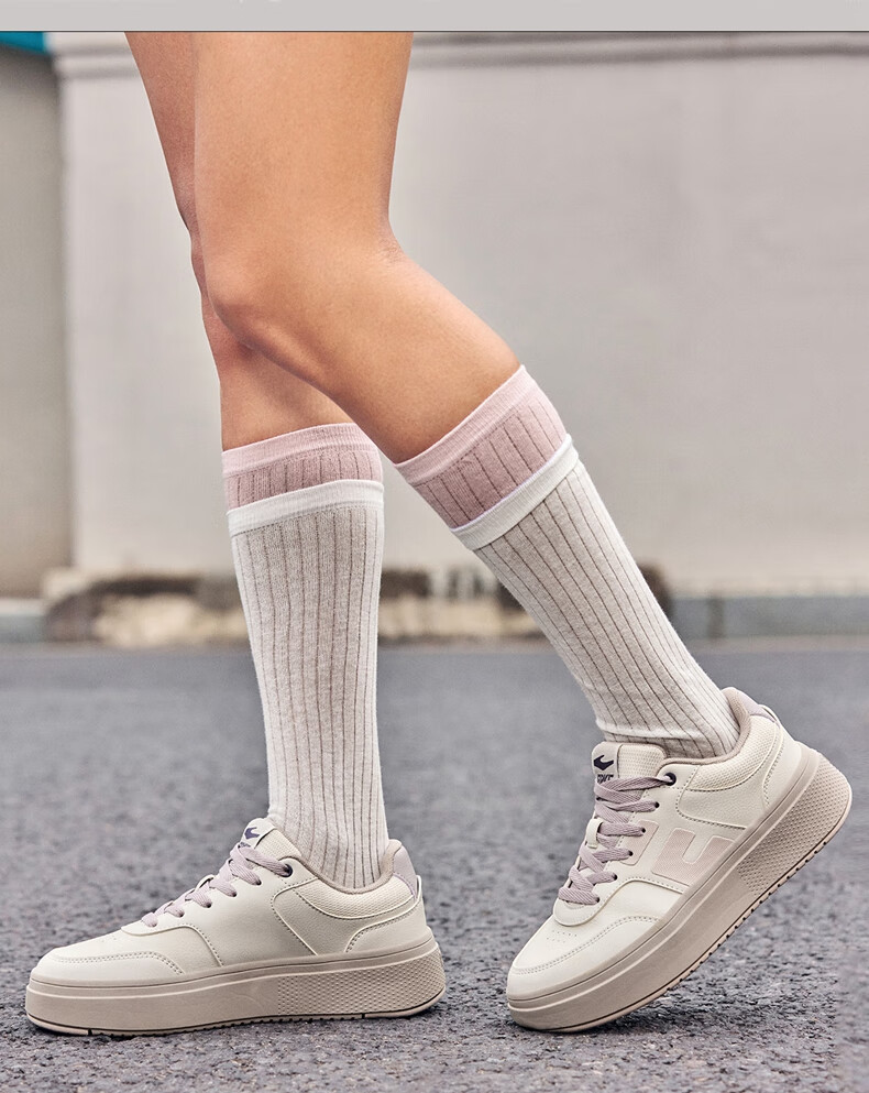 Hongxing Erke Women's Sneakers Summer 2026 New Breathable Versatile Casual Shoes Thick Sole Comfortable Sports Shoes Breeze 3