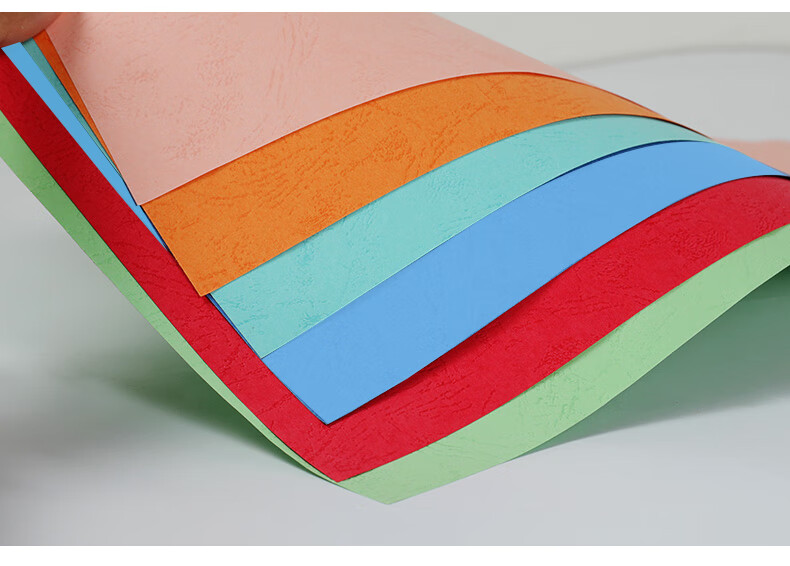 AURORA Green 180g A4 Flat Leather Texture Paper Binding Machine Cover Document Folder Binding Paper 297x210mm 100 Sheets AG180-A4 12