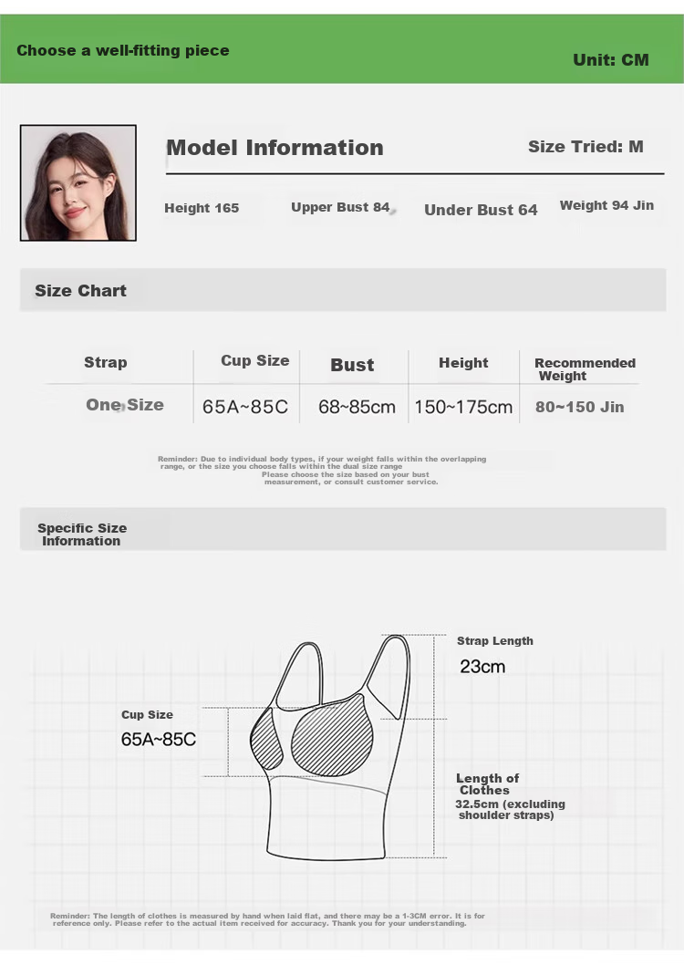 Baobaomian Women's Camisole Tank Top with Built-In Bra And Pads, Solid Color Undershirt, Backless Lingerie, Outer Wear Base Layer Top, Black 4
