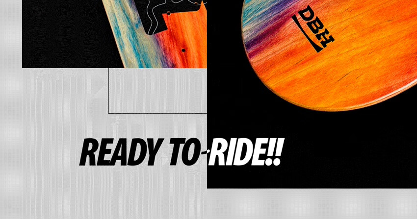 DBH Dream Advanced Professional Double Kick Skateboard for Adults and Children Beginners DBH Holographic 17