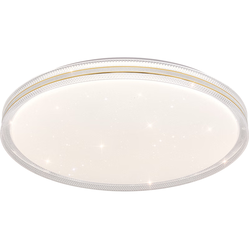 AOC Eye Protection Ceiling Light Pure LED Bedroom Luxury Crystal Lamp 50cm Three Colors with Installation