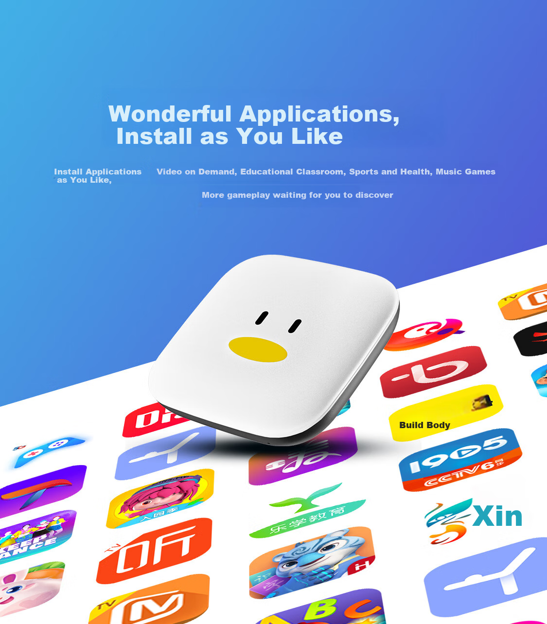 Tencent Aurora Box 7C Smart Network TV Set-Top Box 4K UHD TV Box 1+32GB Allwinner H618 Wireless Dual-Band WiFi Bluetooth Voice Remote Wireless Screen Casting AI Large Model 16