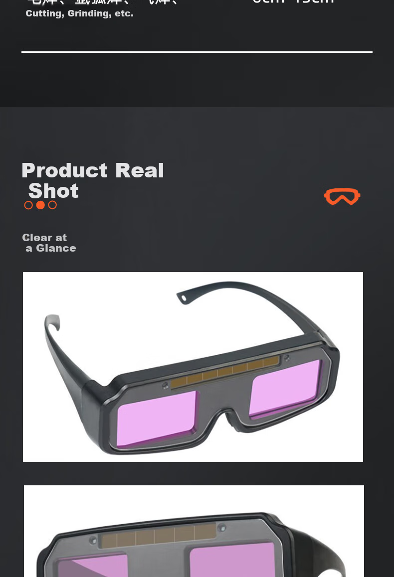 Leyoubaiyi Automatic Darkening Welding Glasses for Welders, Specialized Anti-Glare Arc Eye Protection Goggles with Color-Changing Lenses 13