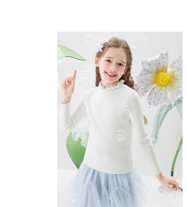 BALABALA Balaone Kids Sweater Boys 2025 Spring Autumn Knitwear Girls Parent-Child Pullover 208325103201 15