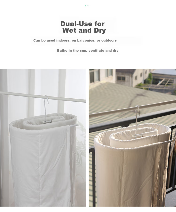 Ourunzhe Foldable Sock Hanger, Windproof Clothes Drying Rack, Multifunctional Drying Stand, Baby Sock And Clothing Hanger, Towel Rack, 32 Clips 11