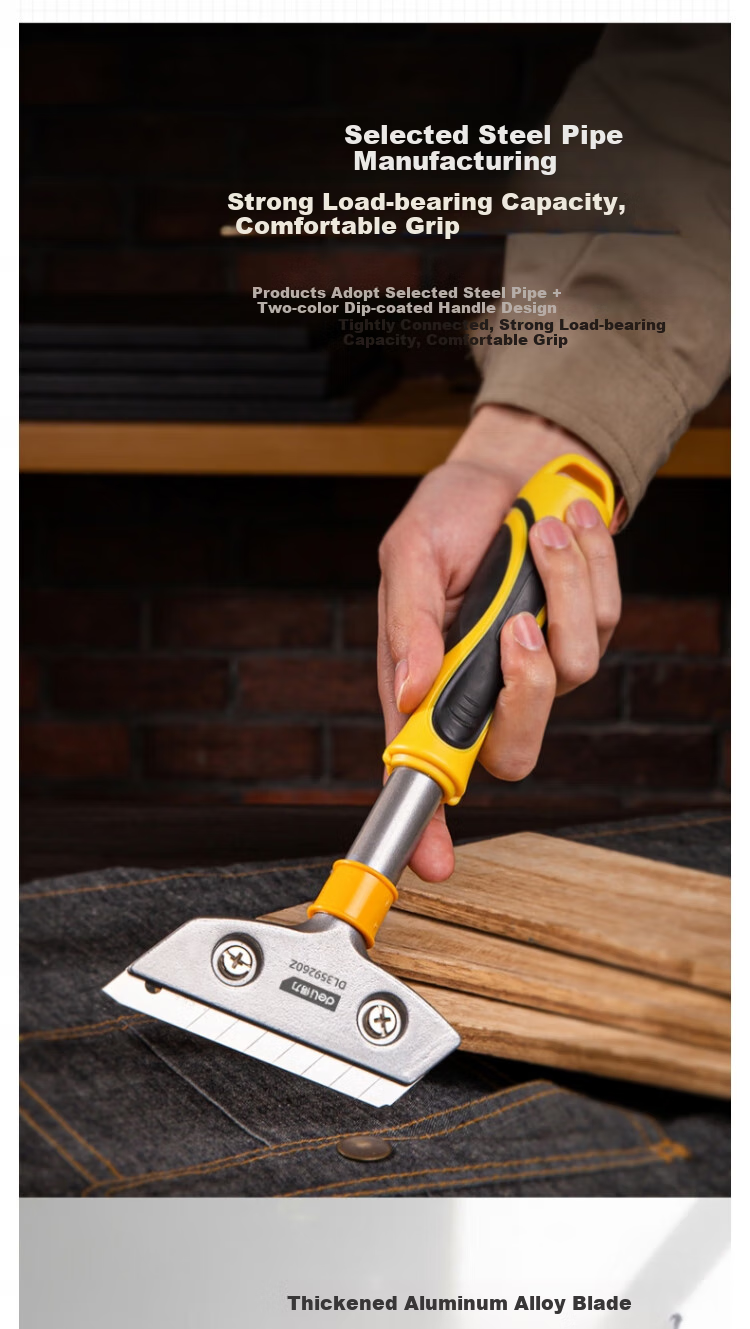 DELIGONGJU Heavy-Duty Aluminum Alloy Cleaning Scraper (With Screwdriver), 260mm, DL359260Z 4
