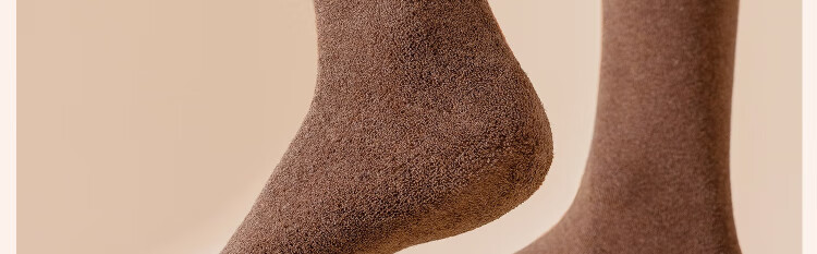 Guxu Disposable Men's Socks Daily Use Pure Cotton Winter Mid-Calf Travel Thickened Fleece Lined Wash-Free Men's Socks 10 Pairs 87